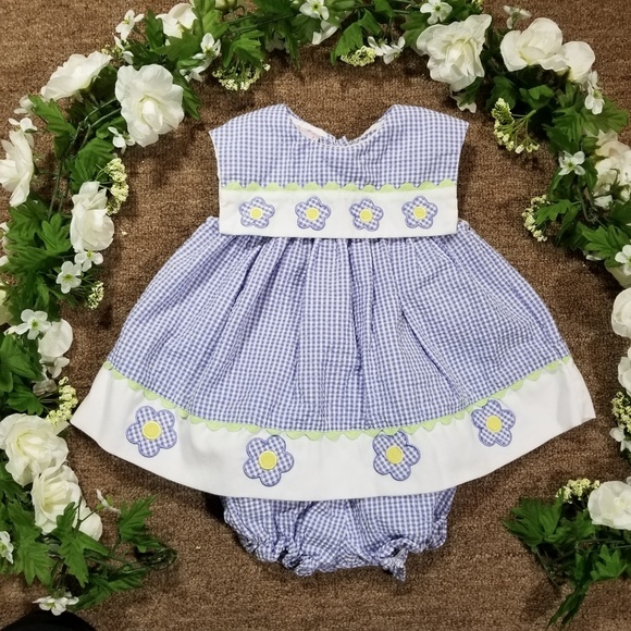 Samara Other - Samara Easter/Spring gingham flower dress